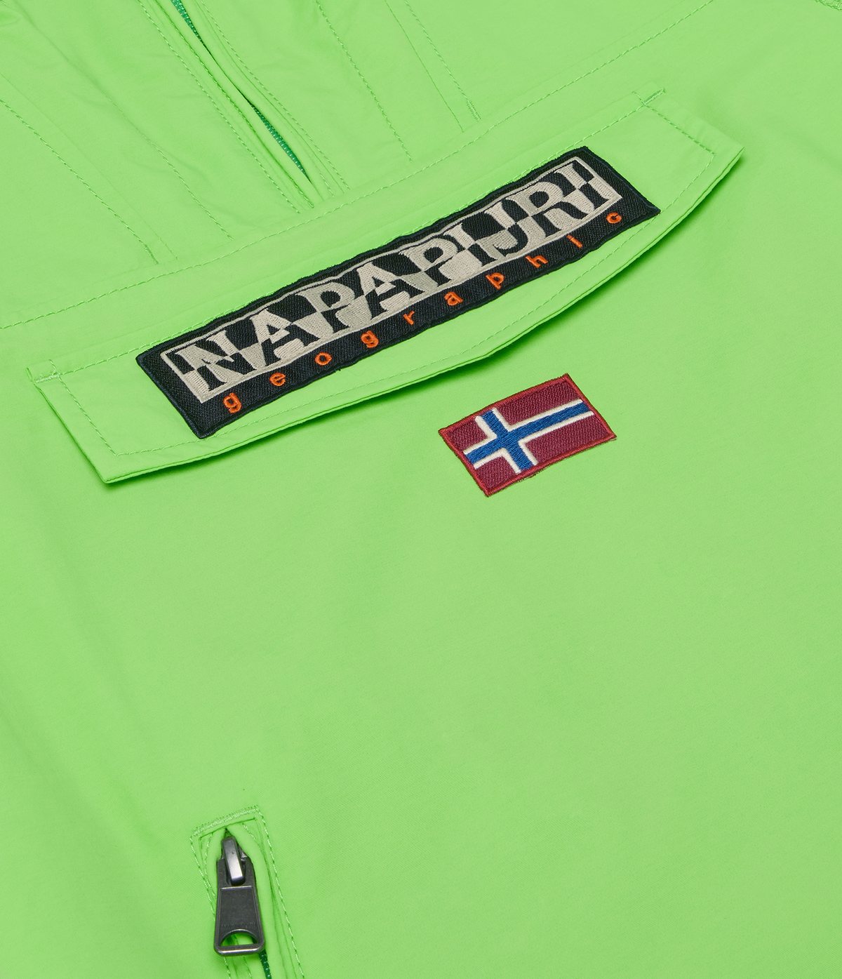 Rainforest Pocket Anorak Jacket Green Macaw - 9