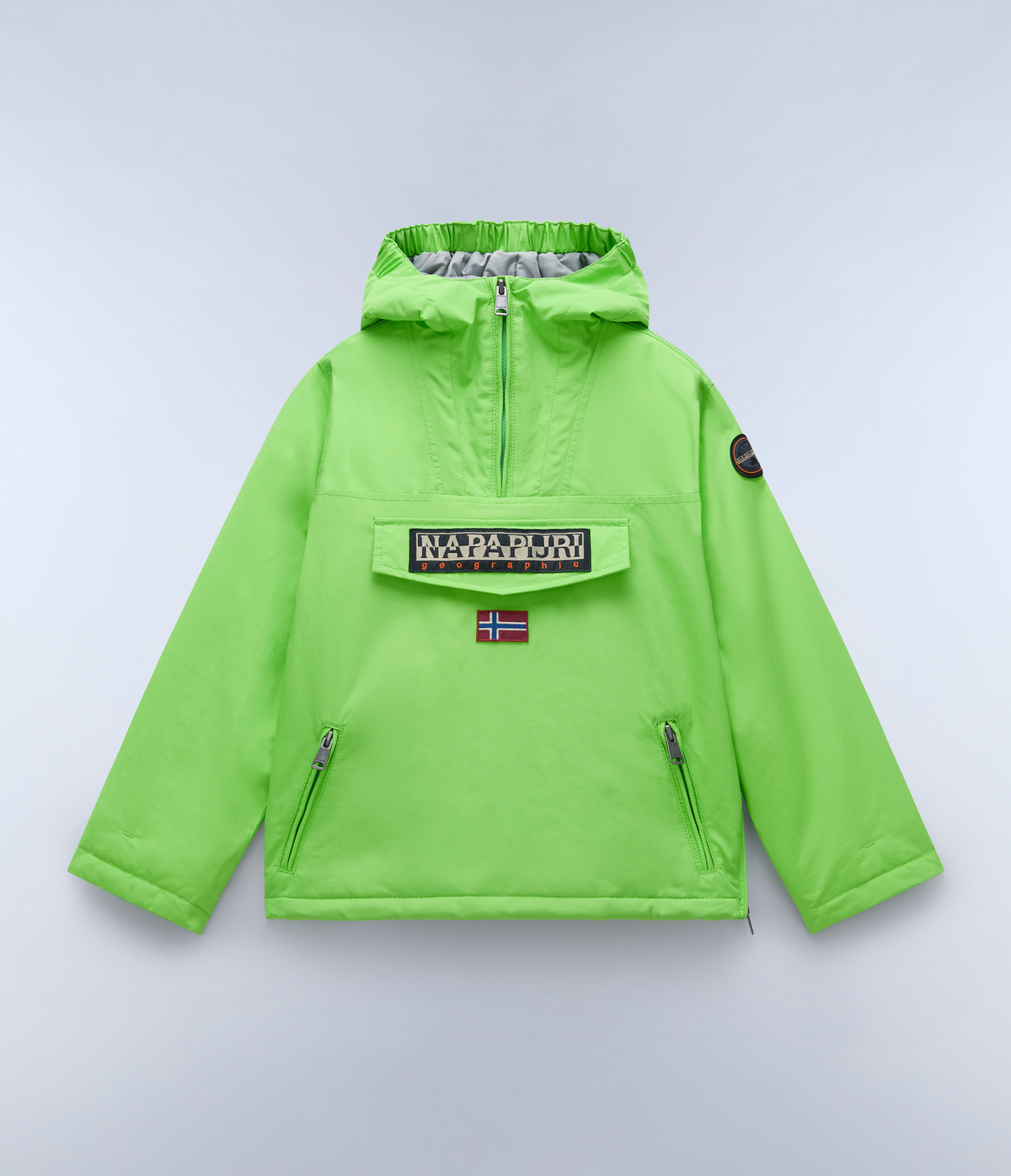 Rainforest Pocket Anorak Jacket Green Macaw - 1