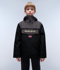 Rainforest Pocket Anorak Jacket Black Grey - 2