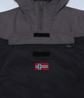Rainforest Pocket Anorak Jacket Black Grey - 10