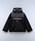 Rainforest Pocket Anorak Jacket Black Grey - 1