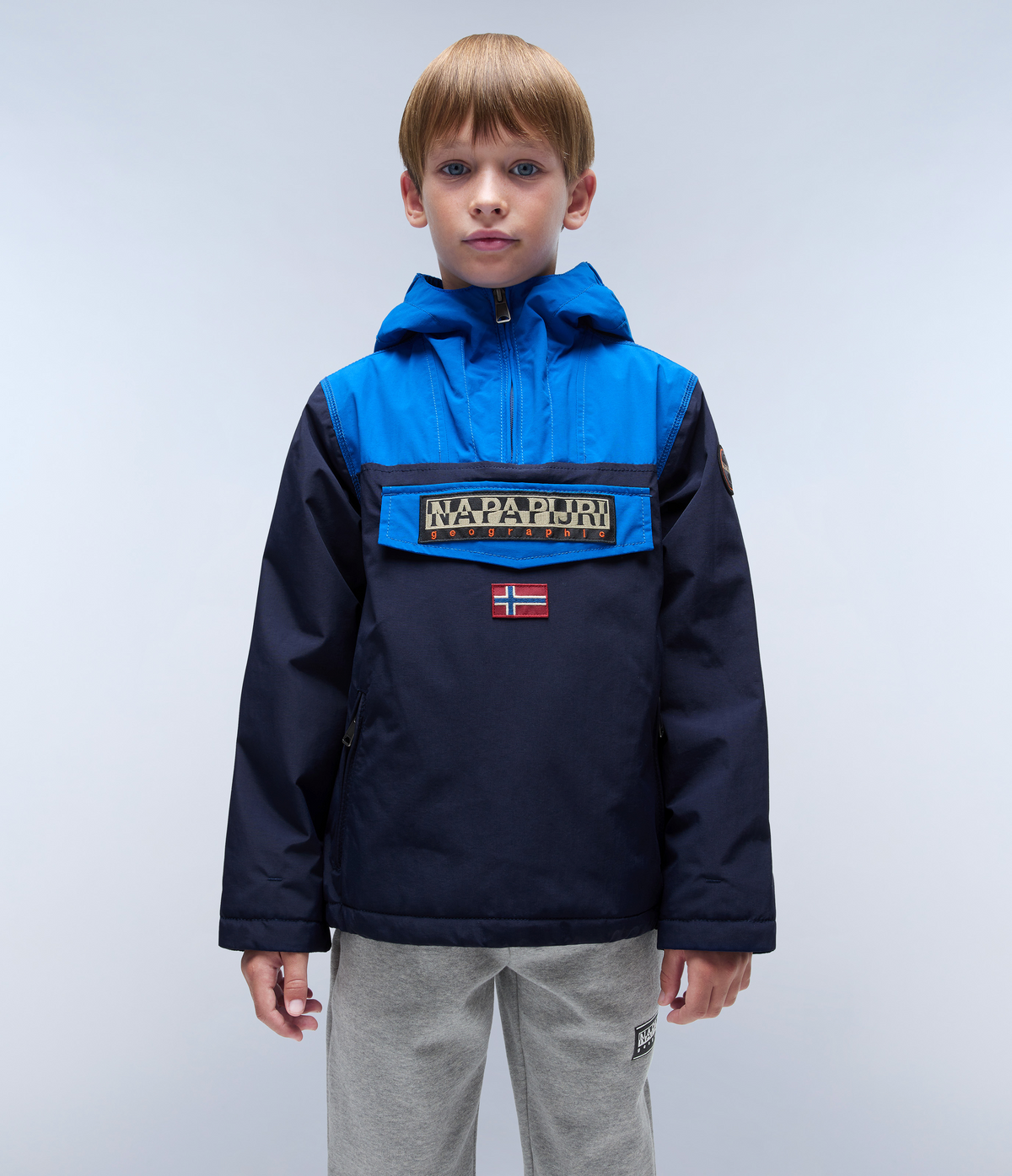 Rainforest Pocket Anorak Jacket Blue Cb - 2