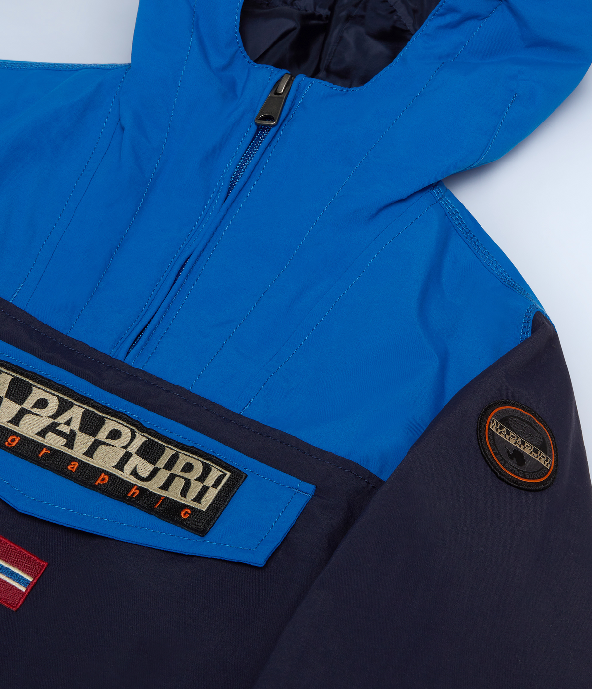 Rainforest Pocket Anorak Jacket Blue Cb - 5