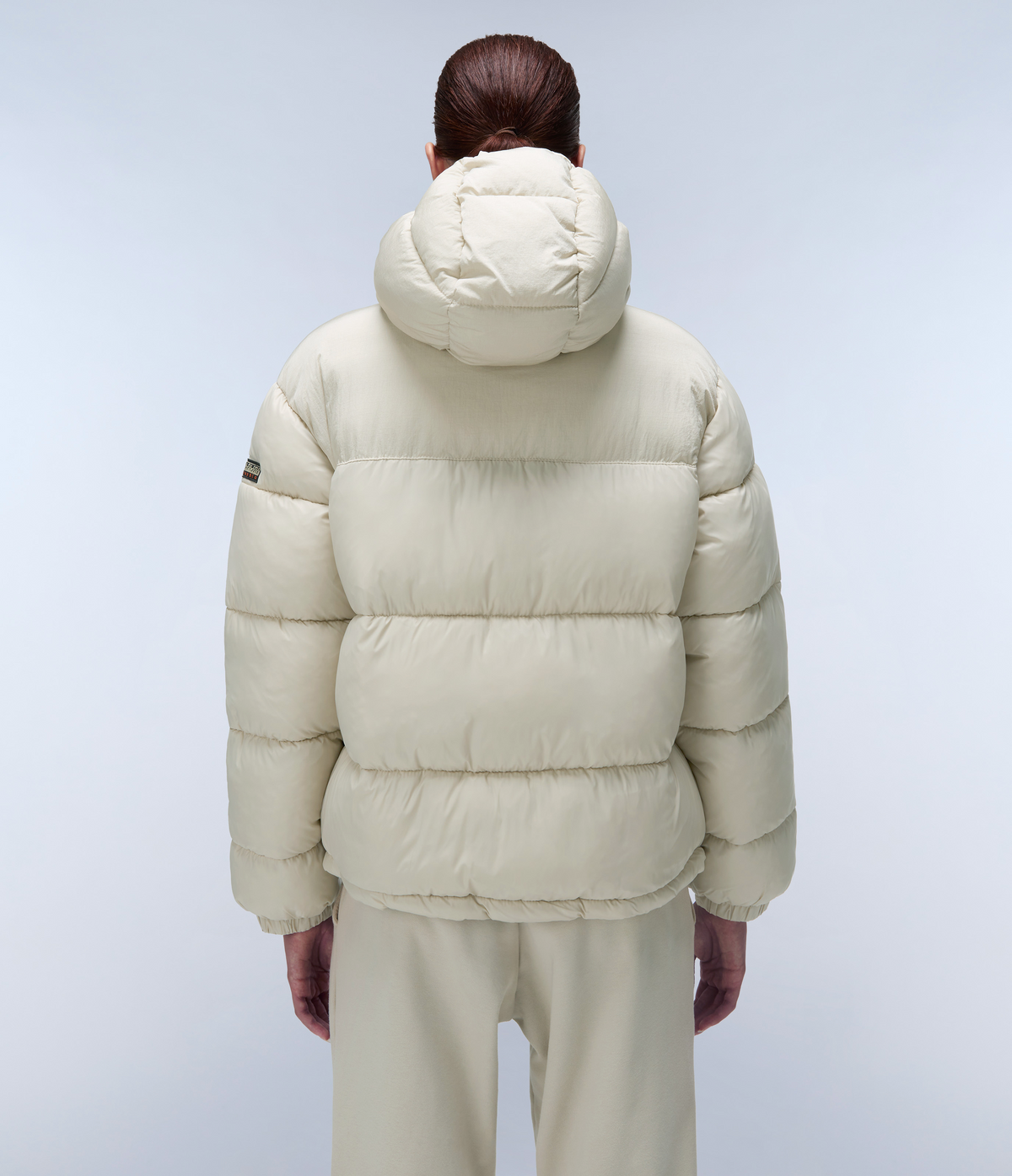 Hornelen Puffer Jacket Beige Silver - 5