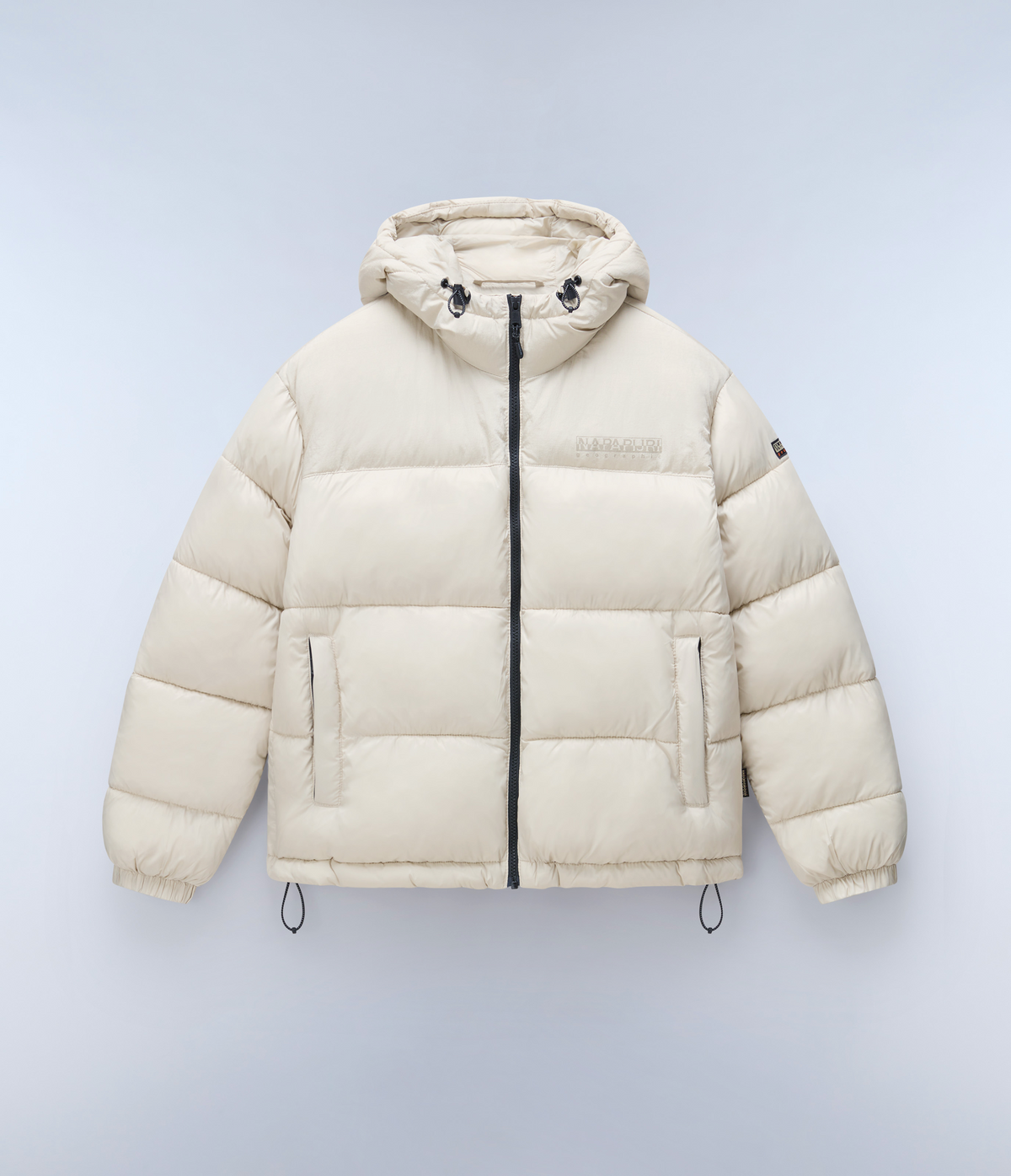 Hornelen Puffer Jacket Beige Silver - 1