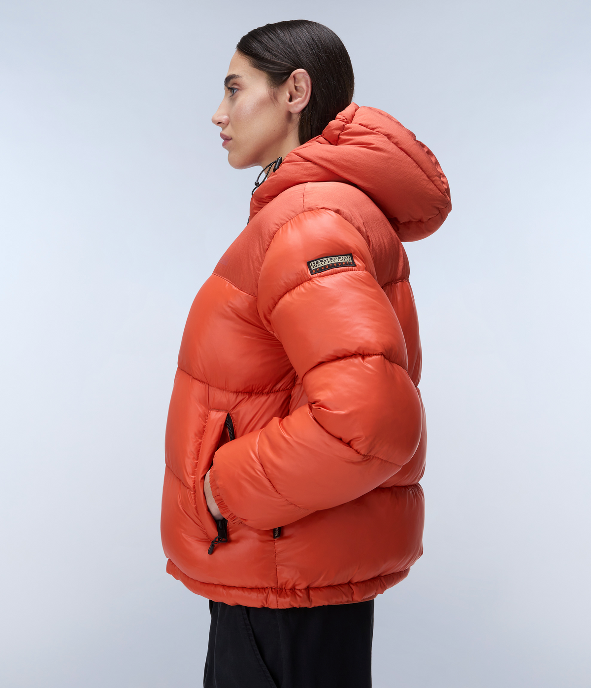 Hornelen Puffer Jacket Red - 4