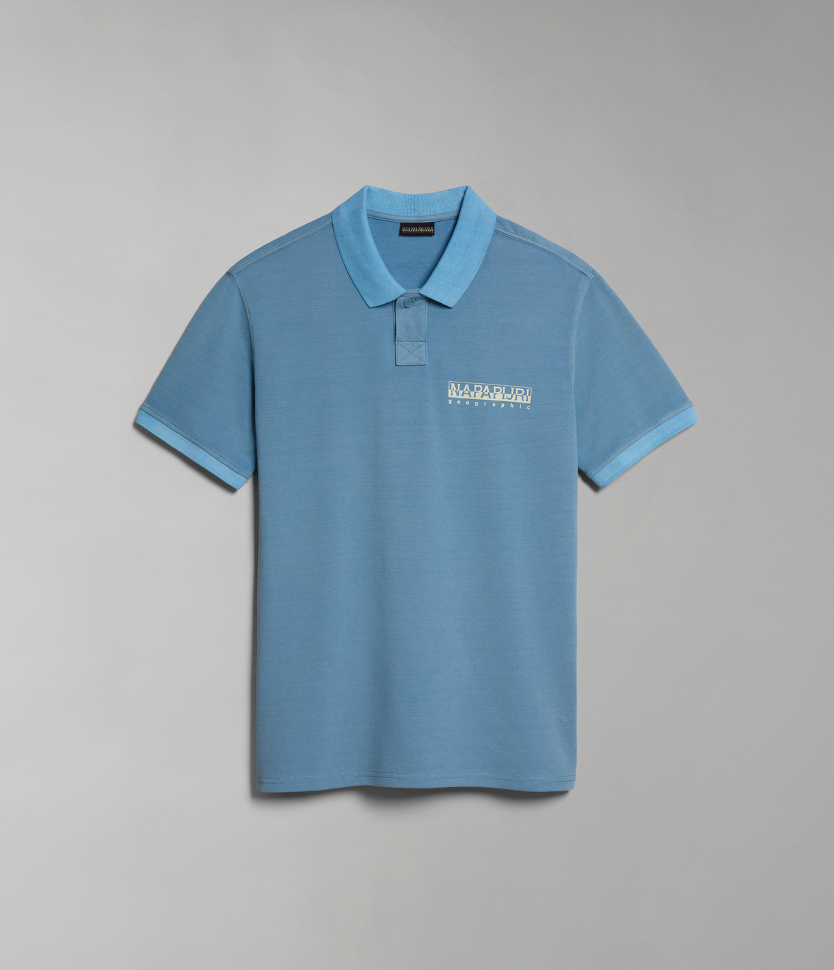 Meribe short sleeves Polo Light Blue - 5