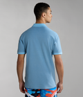 Meribe short sleeves Polo Light Blue - 3