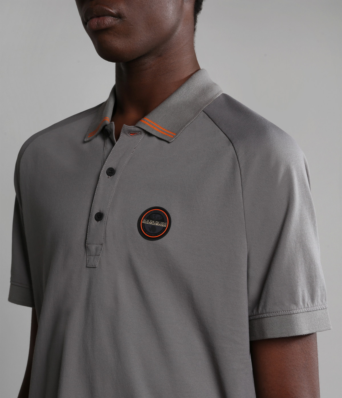 Icale short sleeves Polo Grey Stone - 4