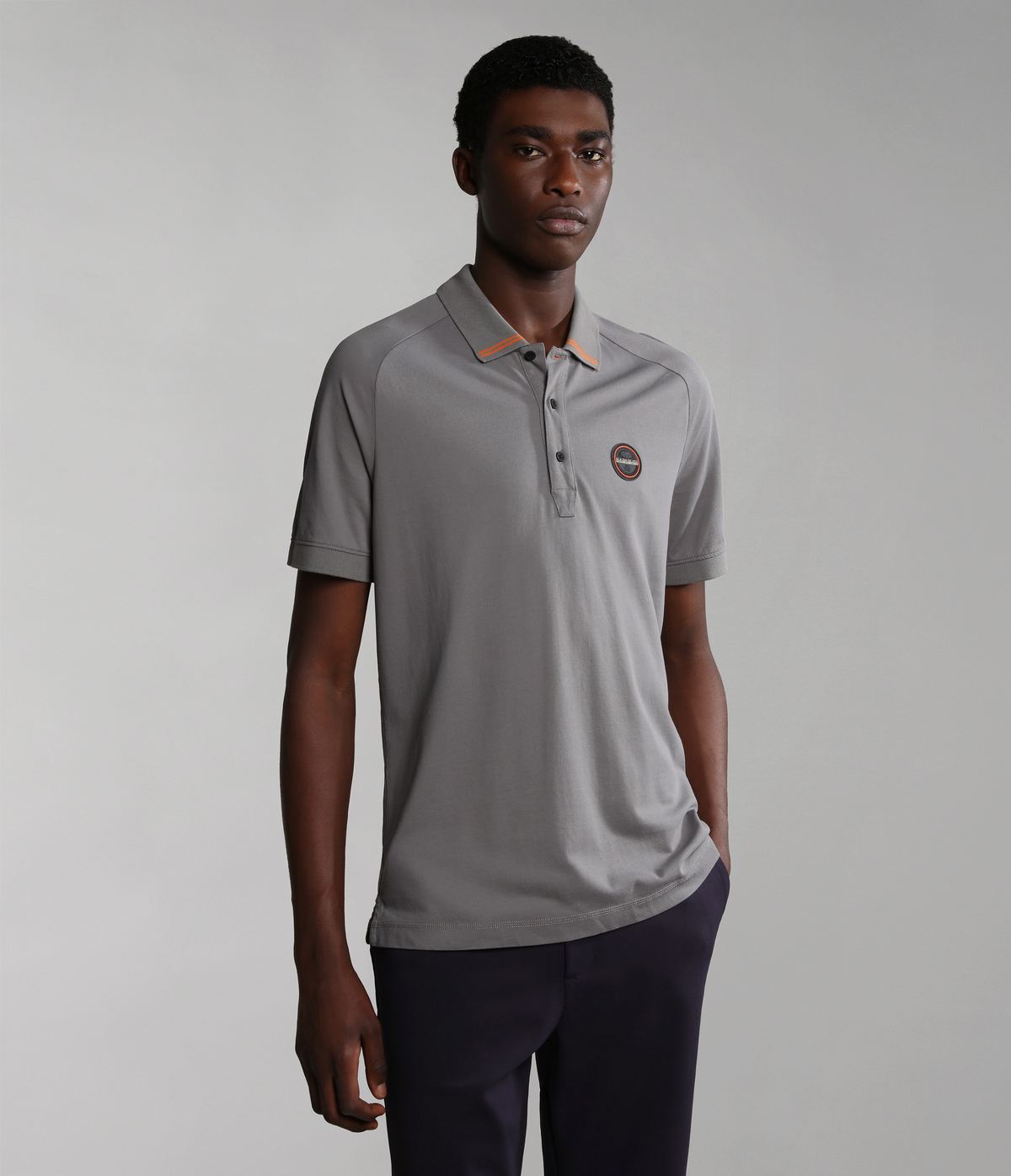 Icale short sleeves Polo Grey Stone - 1