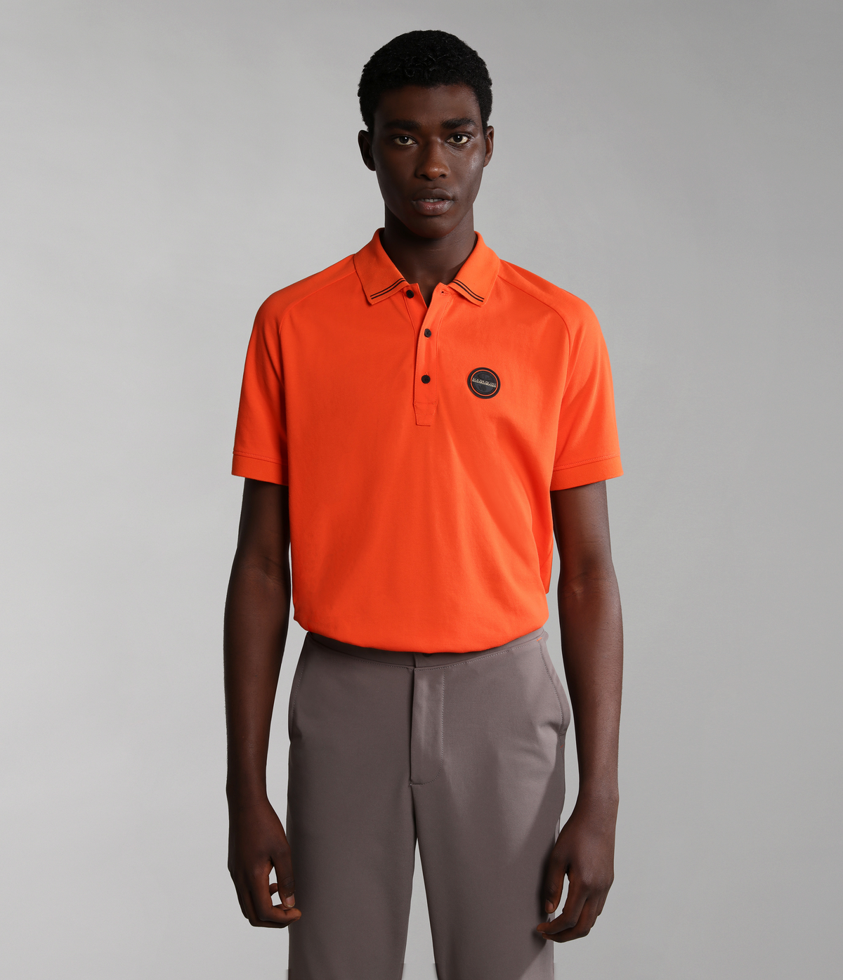 Icale short sleeves Polo Red Cherry - 1