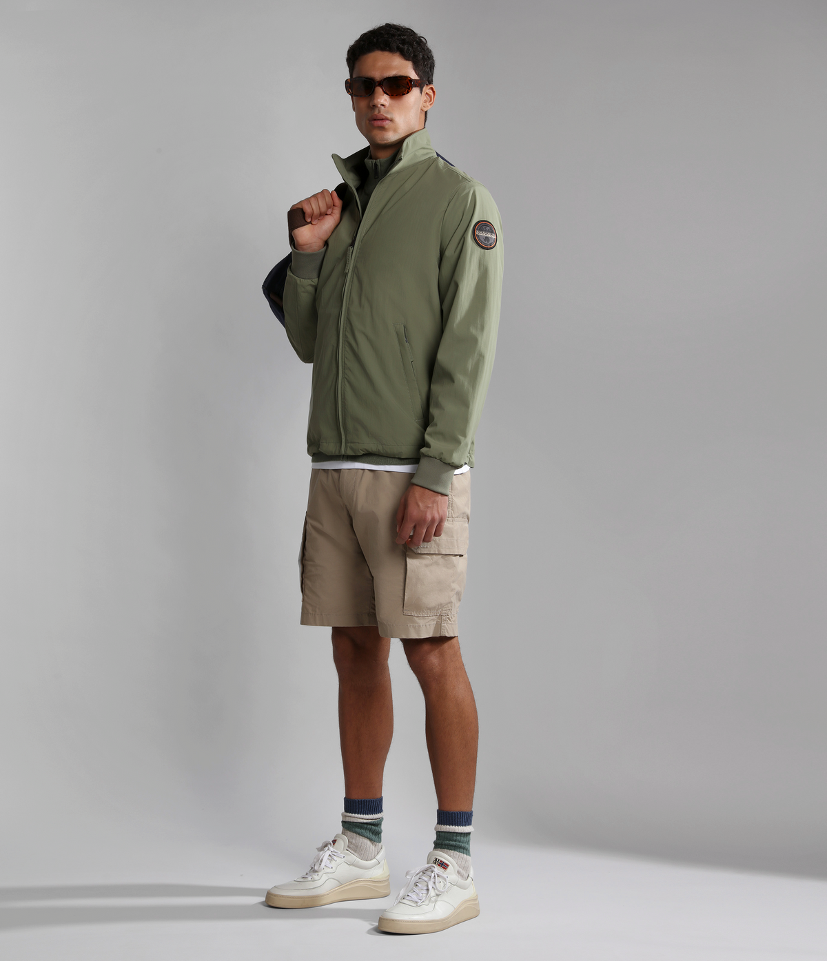 Agard Bomber Jacket Green Lichen - 2