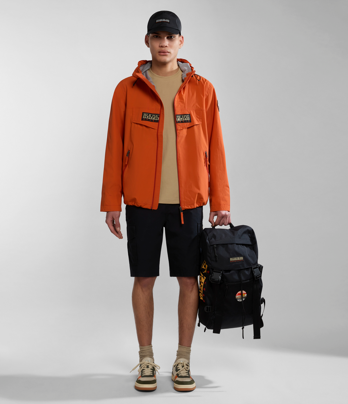 Rainforest Open Summer Jacket Orange Burnt - 2