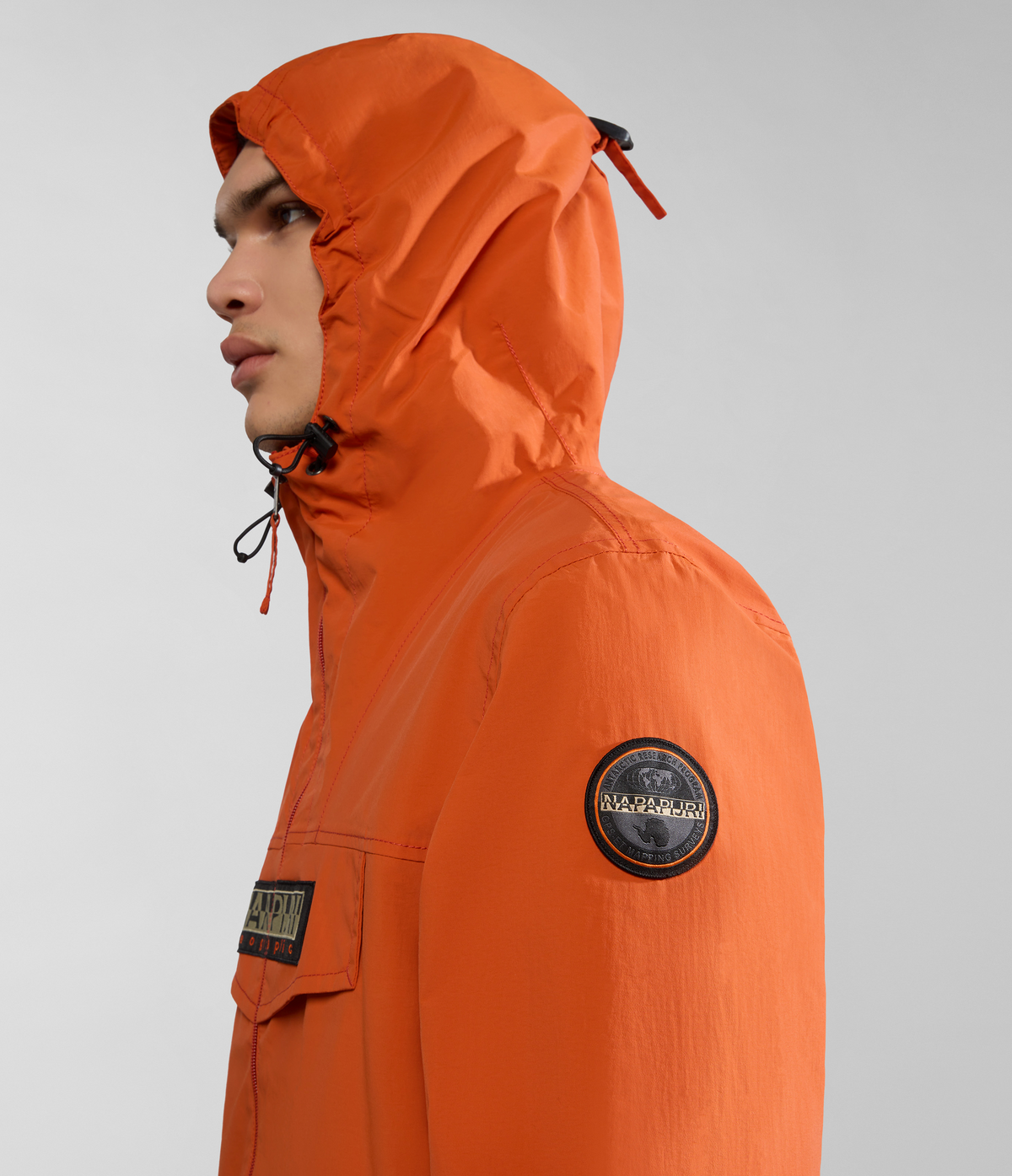 Rainforest Open Summer Jacket Orange Burnt - 4