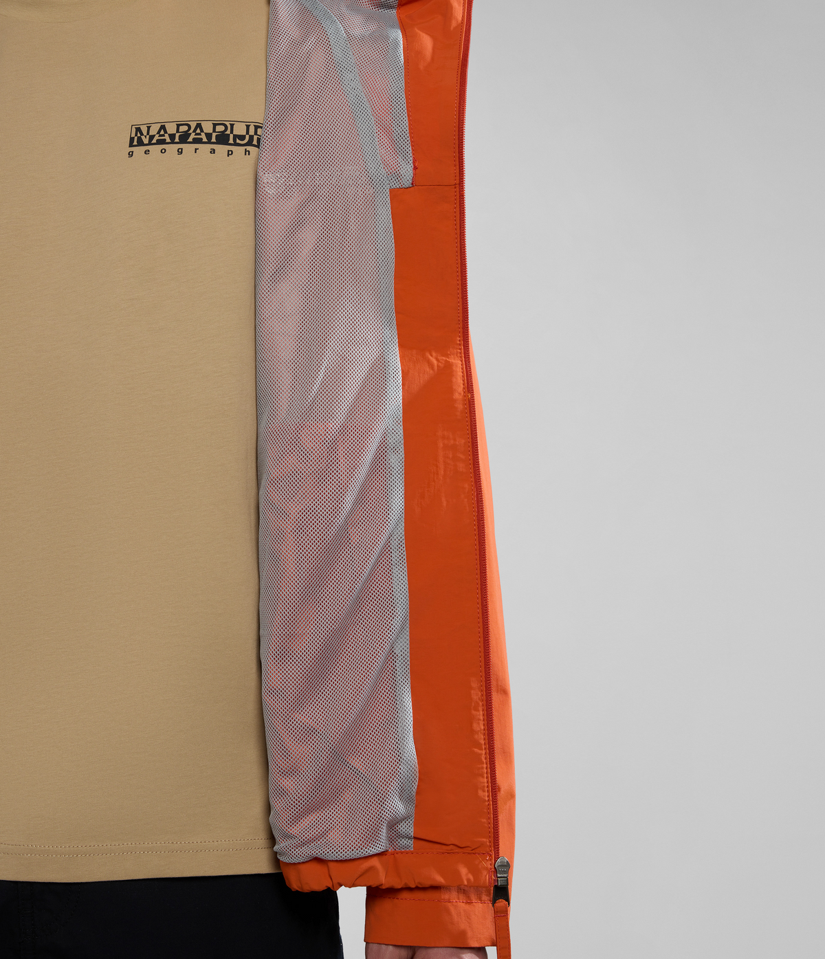 Rainforest Open Summer Jacket Orange Burnt - 7