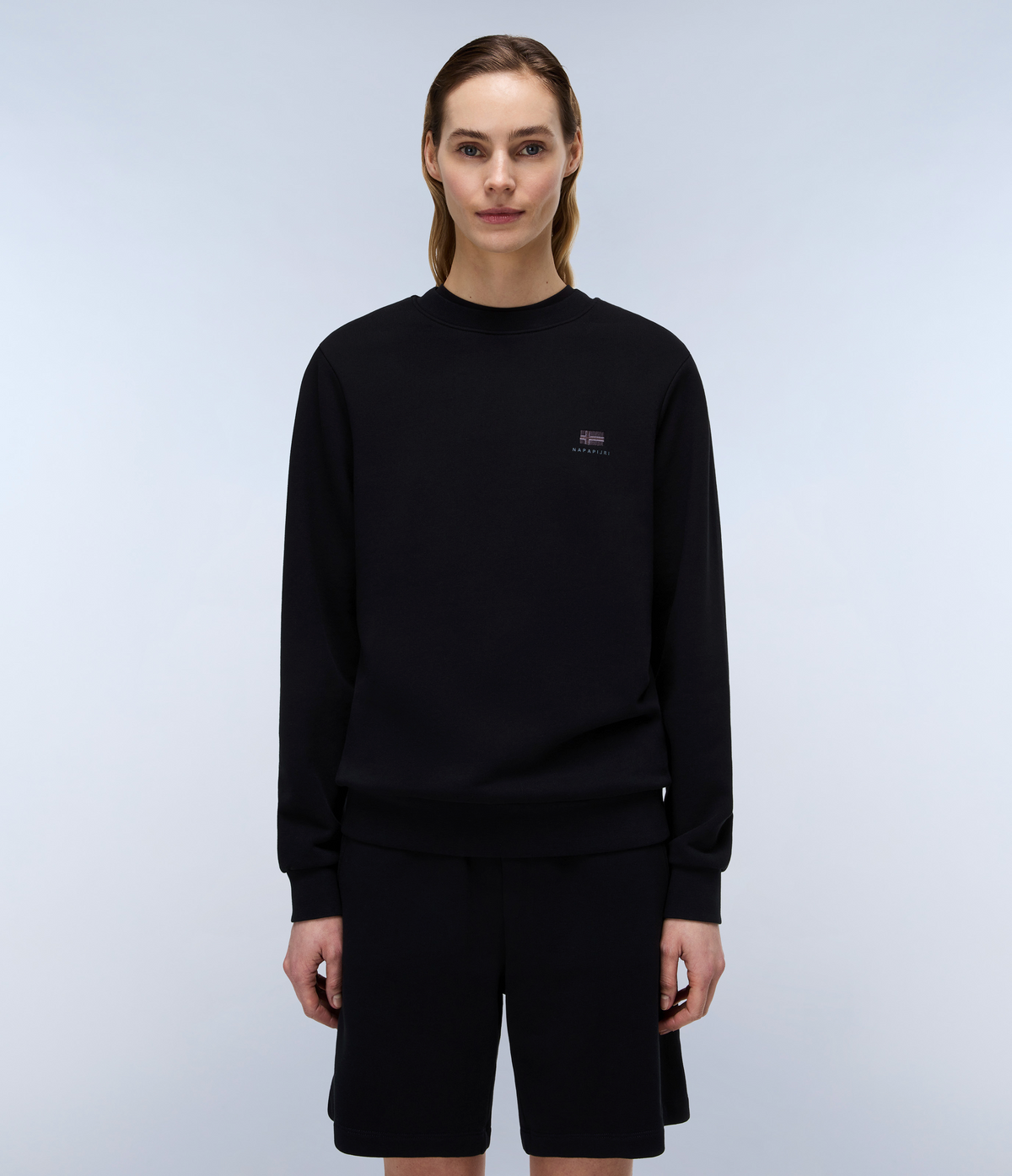 Nina French Terry Sweatshirt Black - 2