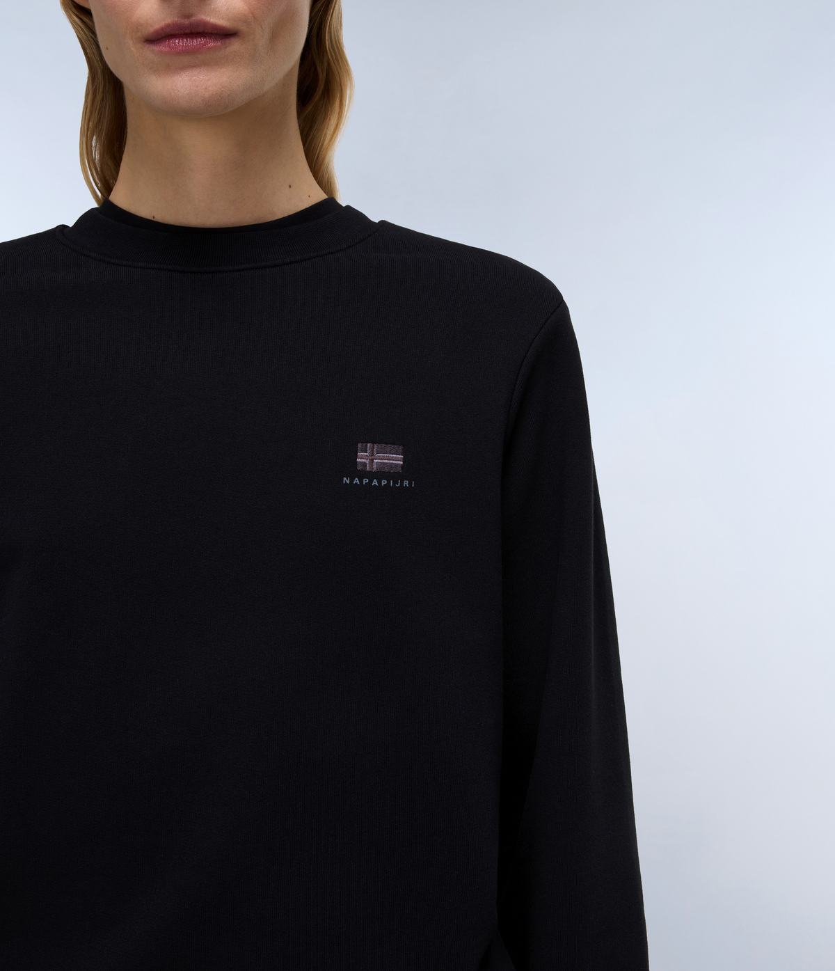 Nina French Terry Sweatshirt Black - 5