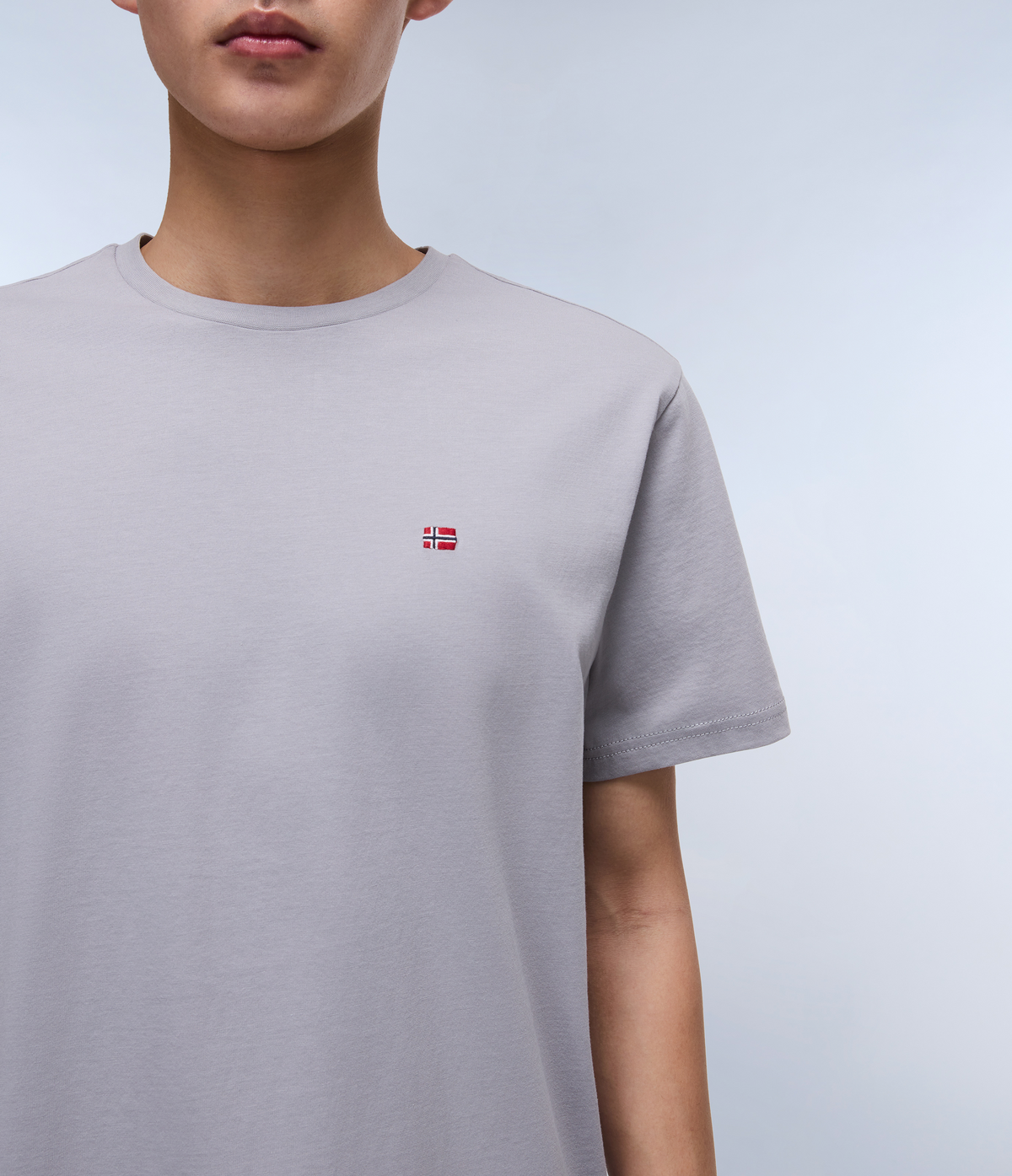 Salis Short Sleeve T-Shirt Light Grey - 5