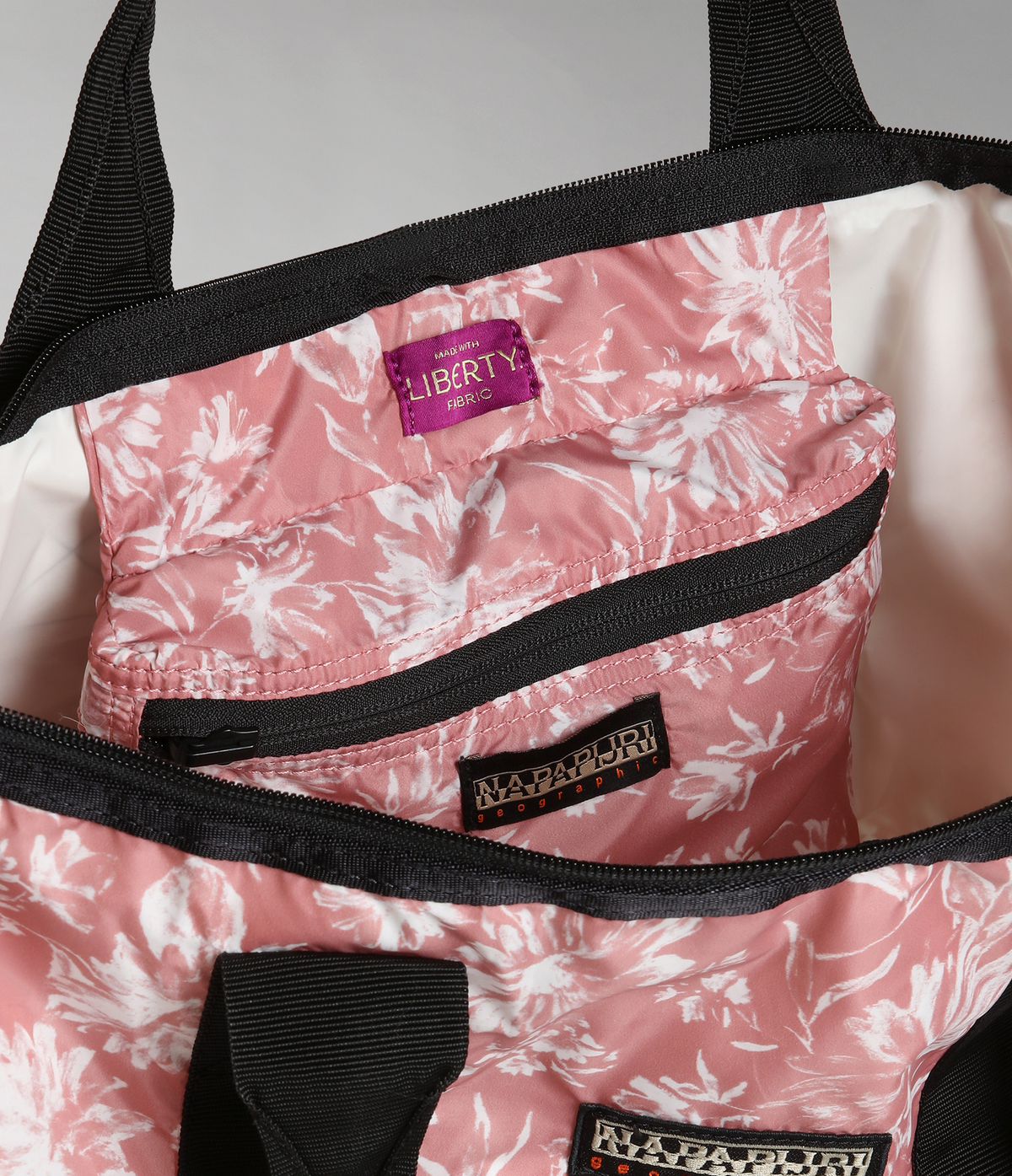 Adanson Tote Bag Made with Liberty Fabric Pink Fah - 7
