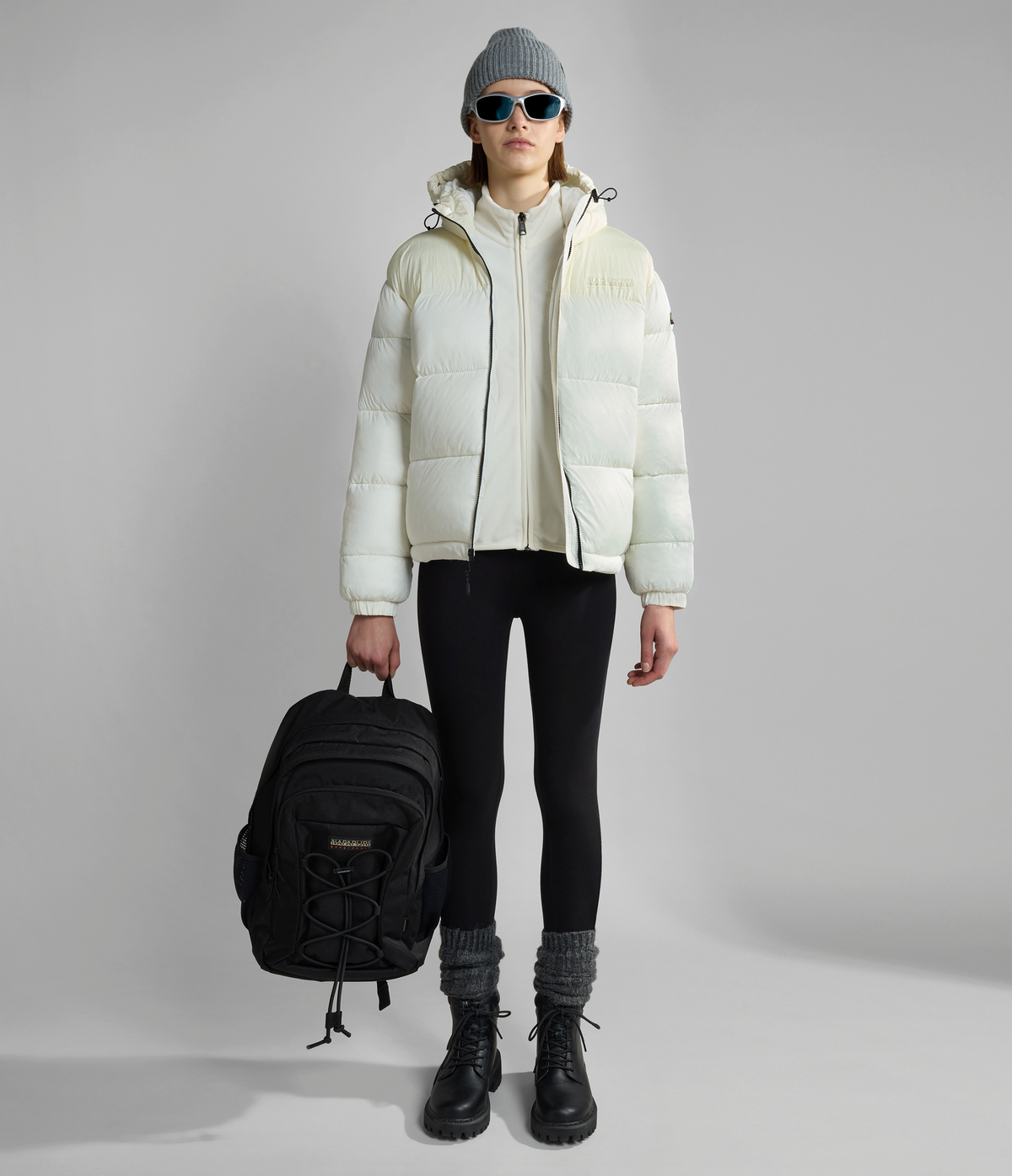 Iaato  Full-Zip Fleece White Whisper - 2
