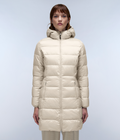 Aerons Rise Long Jacket Beige Silver - 2