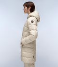 Aerons Rise Long Jacket Beige Silver - 3