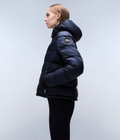 Aerons Rise Hooded Puffer Jacket Black - 3
