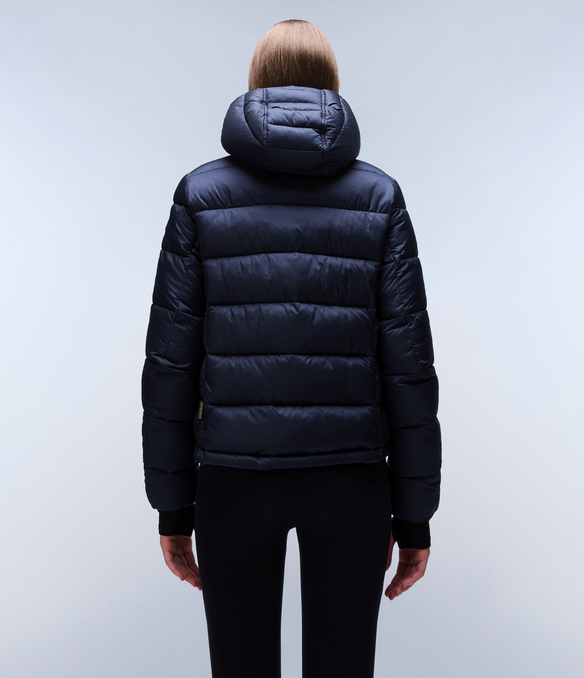 Aerons Rise Hooded Puffer Jacket Black - 4