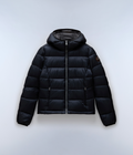 Aerons Rise Hooded Puffer Jacket Black - 1