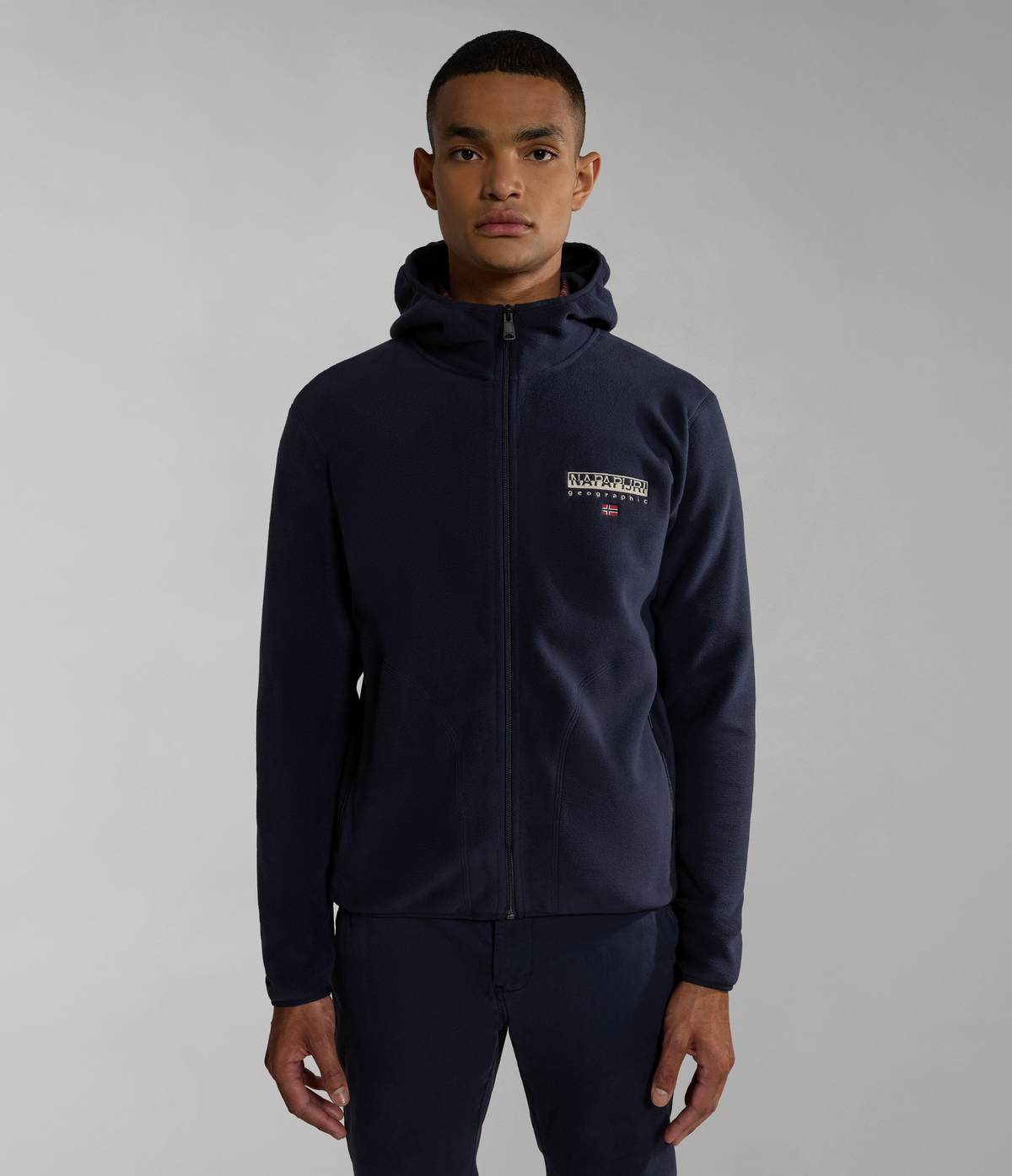 Sweat à capuche à fermeture zippée Ayas  - 1