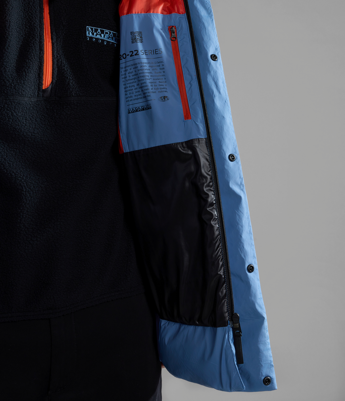 20-22° Thermo Puffer Long Jacket Blue Horizon - 10