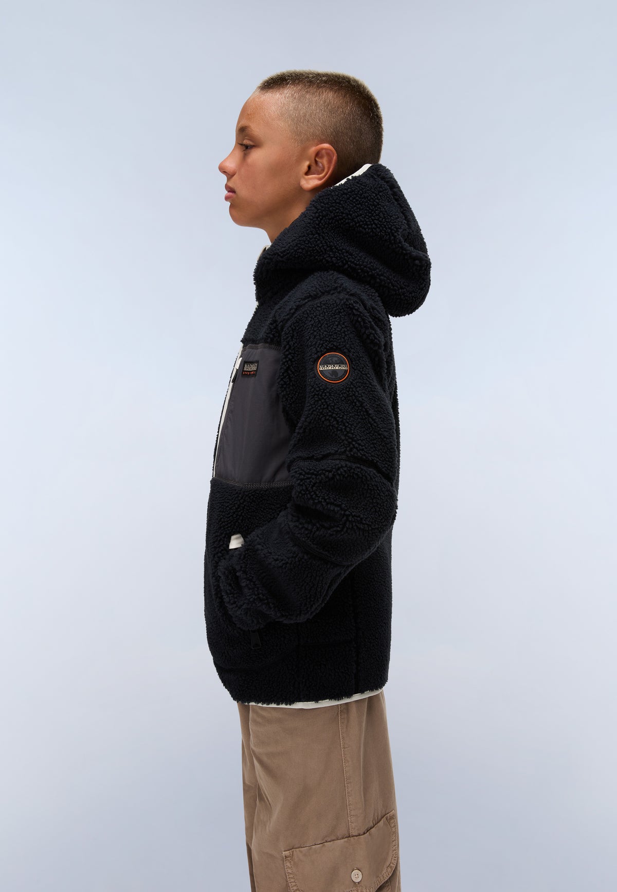 Yupik Full-Zip Fleece Hoodie (4-16 YEARS) Black - 3