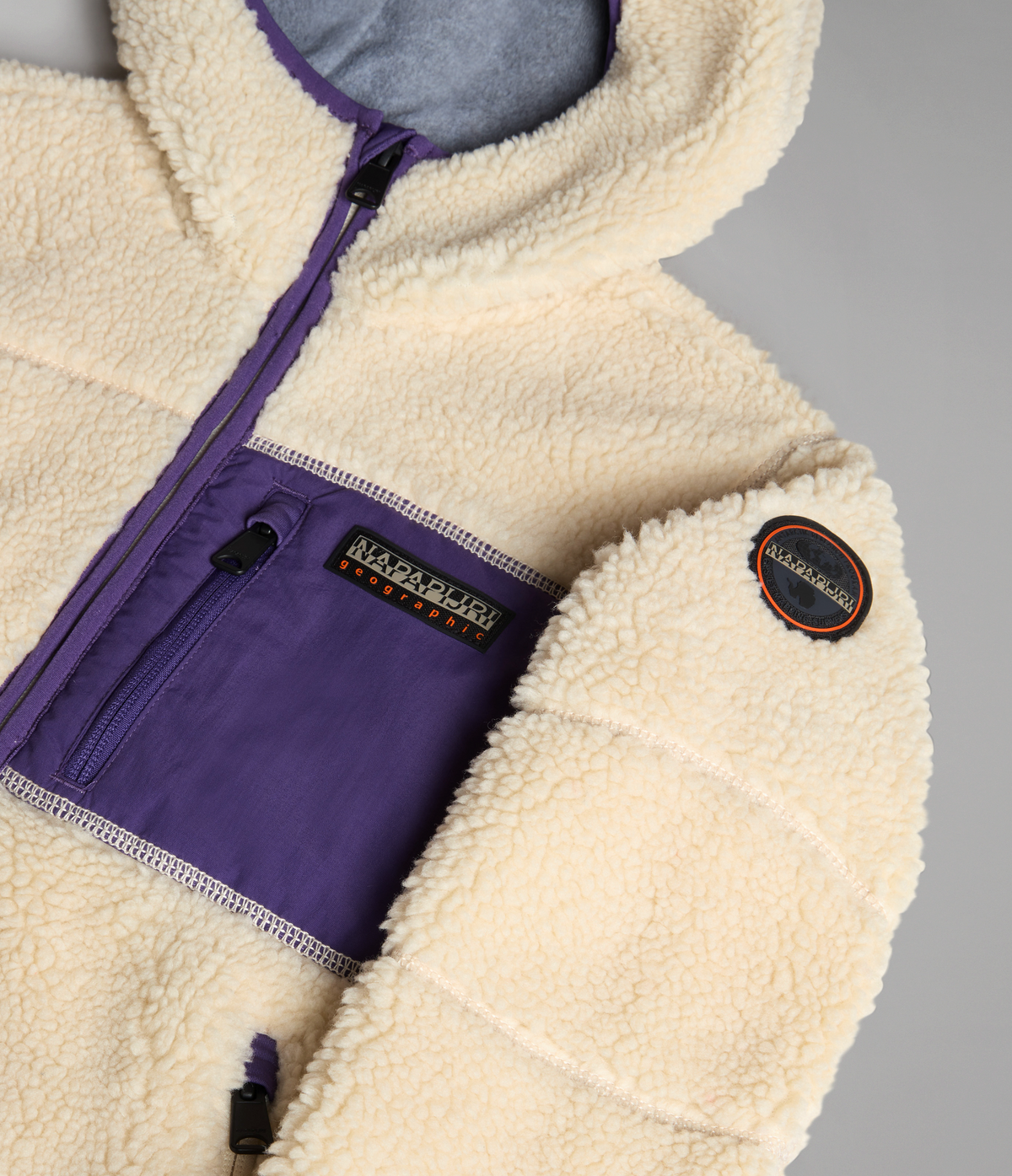 Yupik Full-Zip Fleece Hoodie (4-16 YEARS) Ivory - 4