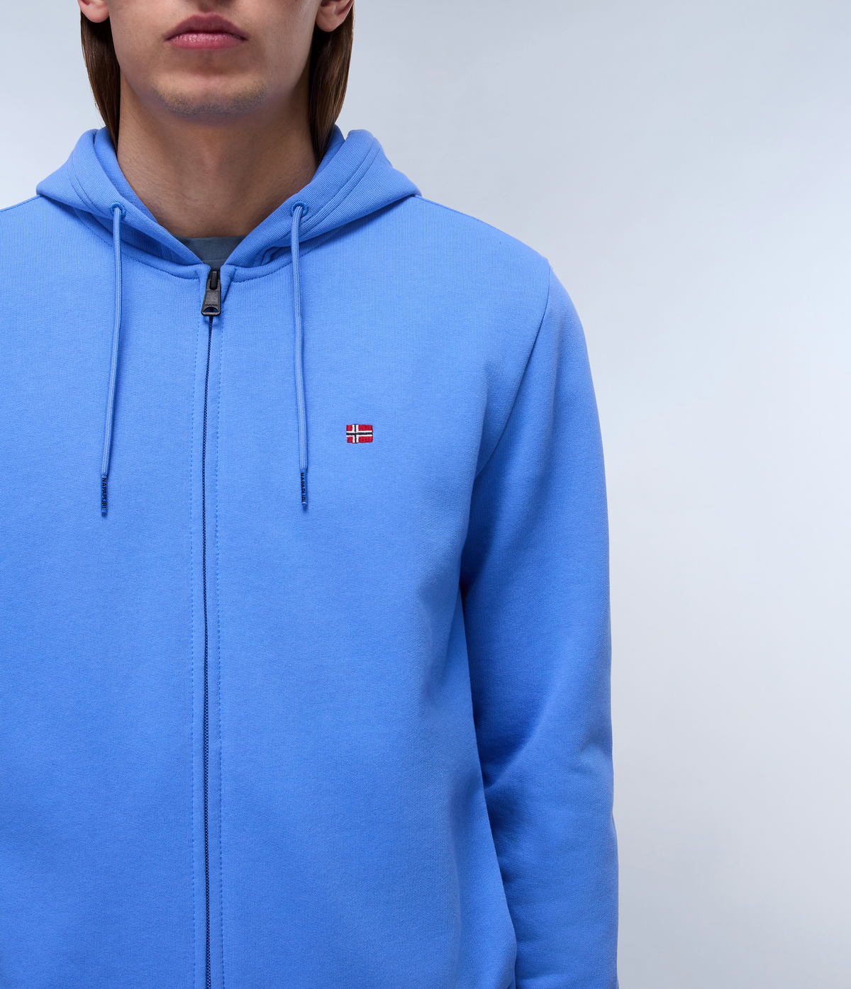 Kapuzenpullover Balis French Terry mit Reißverschluss  - 4