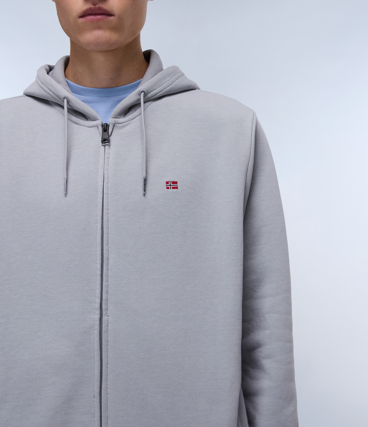 Felpa con Cappuccio e Zip Balis French Terry  - 4