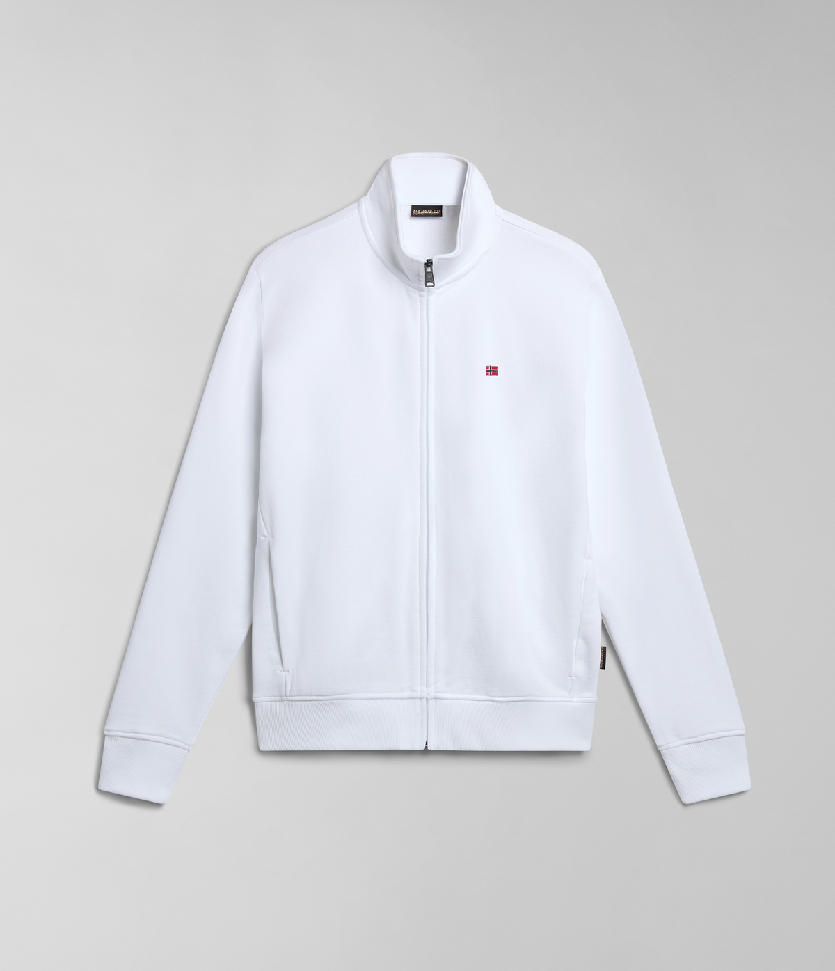 Balis French Terry Full-Zip Sweatshirt White - 5