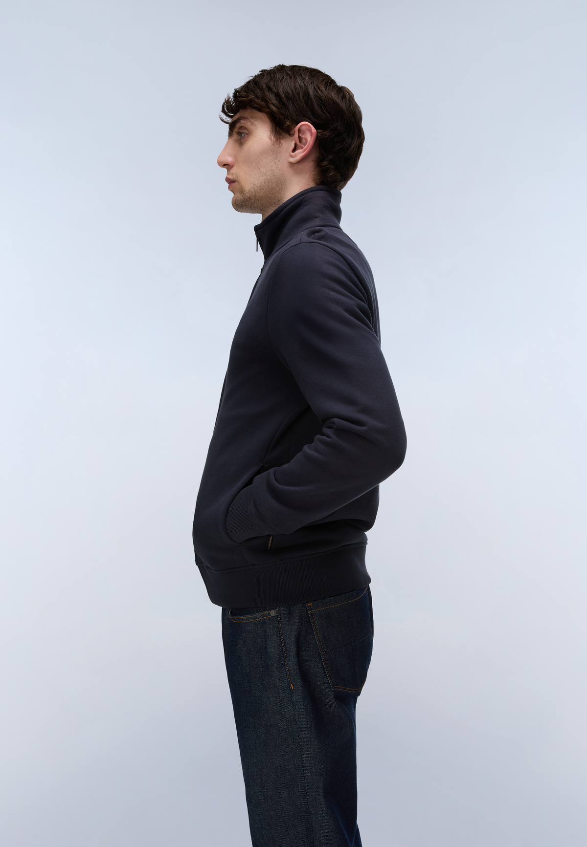 Balis French Terry Sweatshirt mit durchgehendem Reißverschluss  - 3