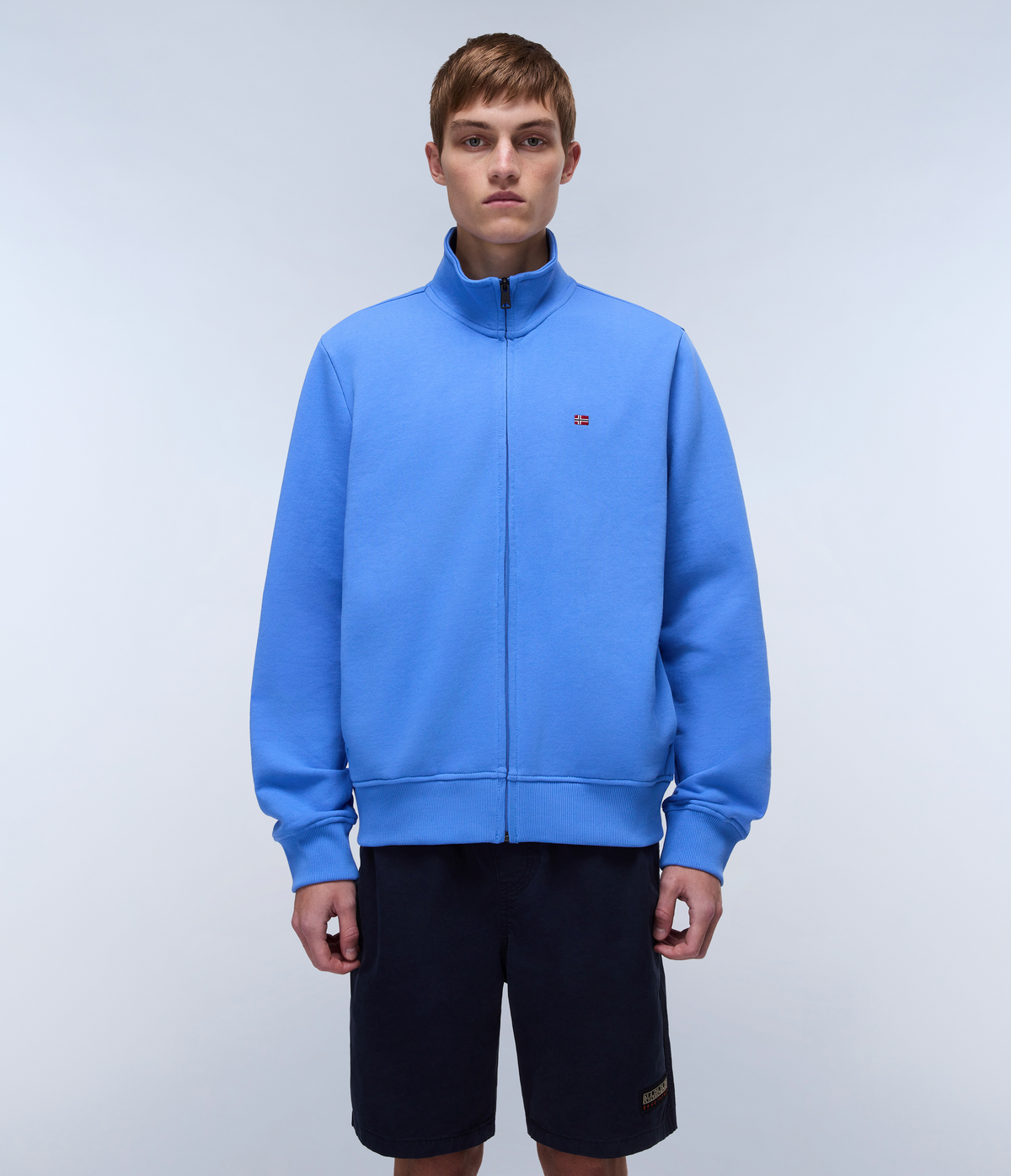 Felpa con Zip Balis French Terry  - 2