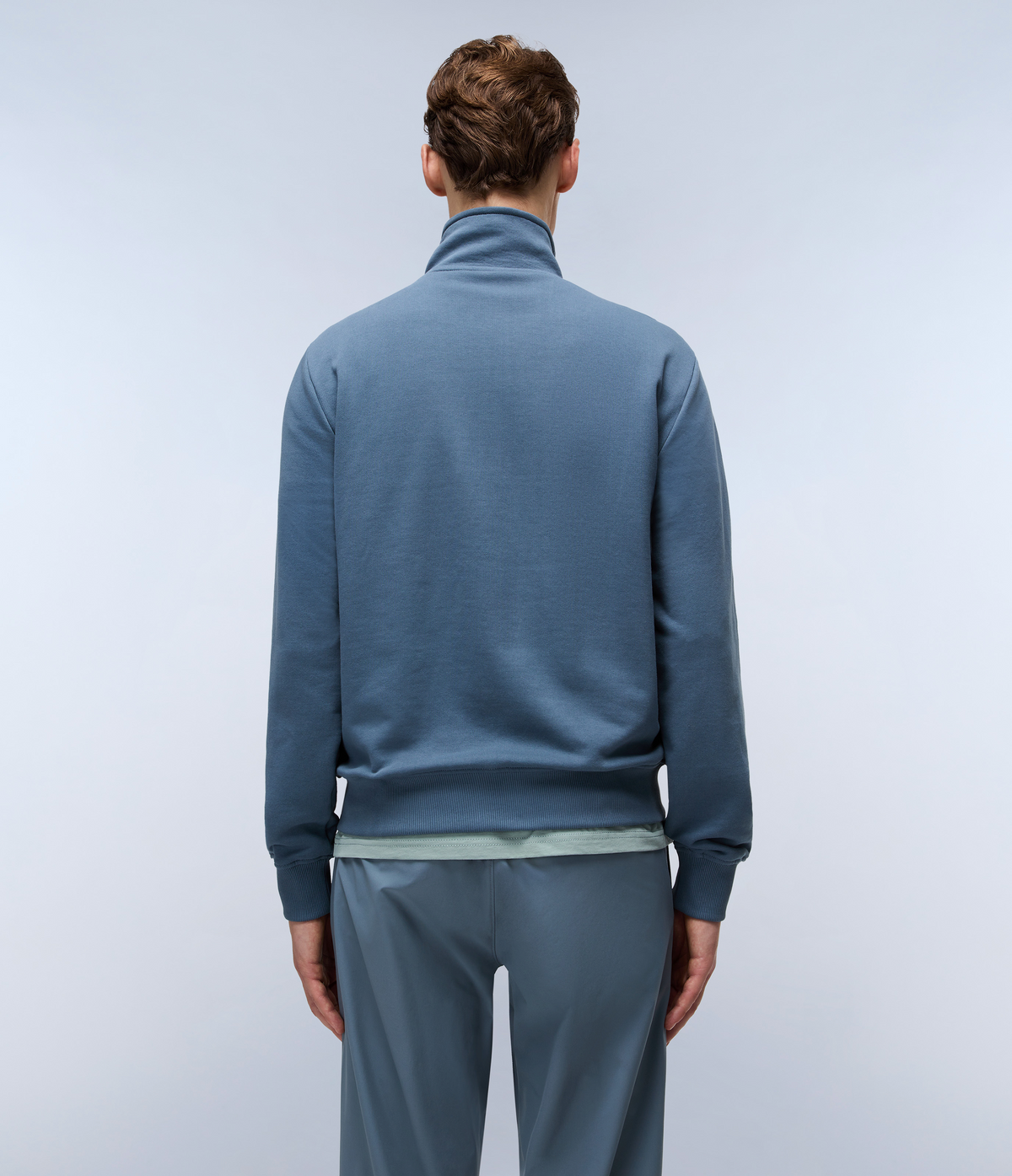 Felpa con Zip Balis French Terry  - 4
