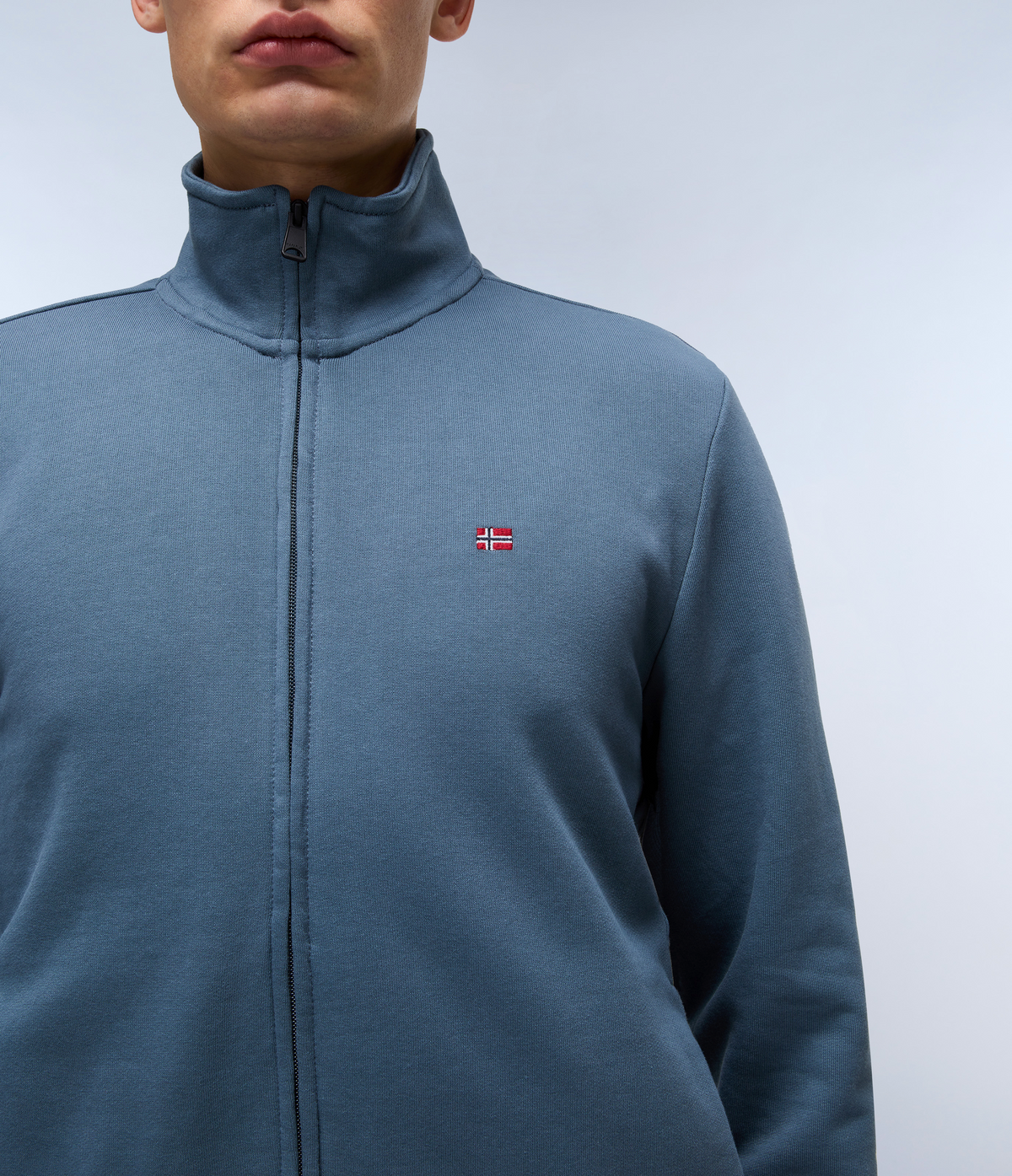 Felpa con Zip Balis French Terry  - 5