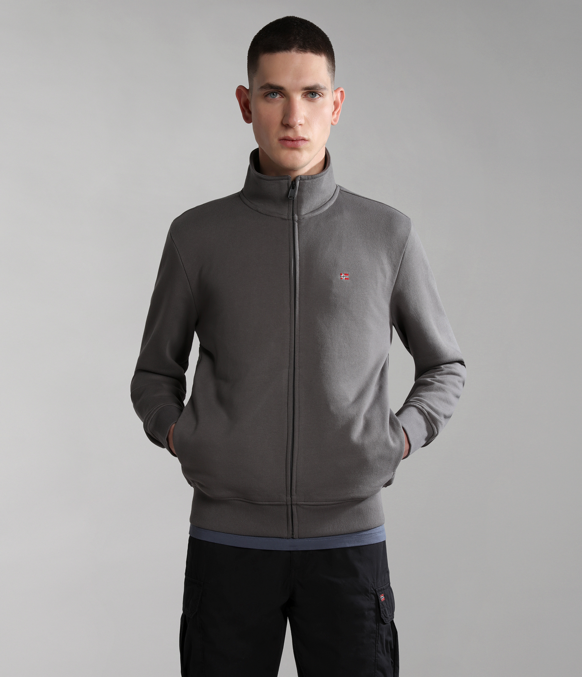 Balis French Terry Sweatshirt mit durchgehendem Reißverschluss  - 1