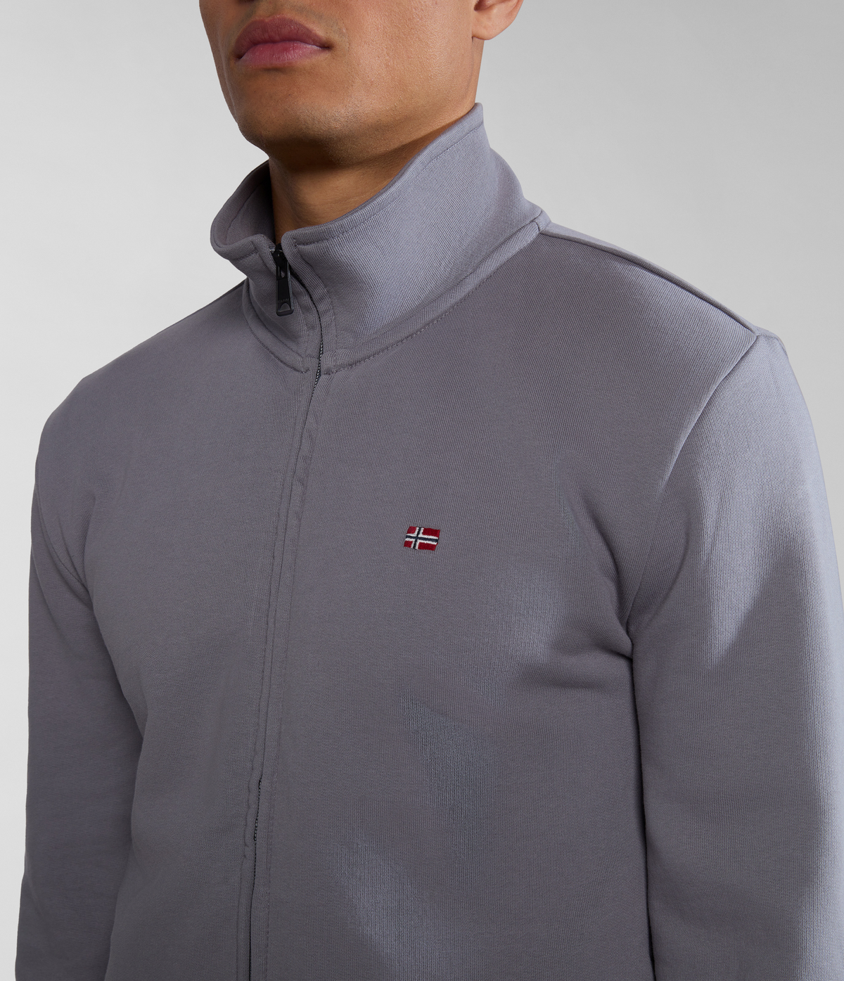 Balis French Terry Full-Zip Sweatshirt Grey - 4