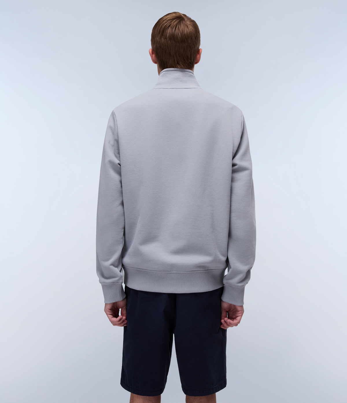 Balis French Terry Full-Zip Sweatshirt Light Grey - 3