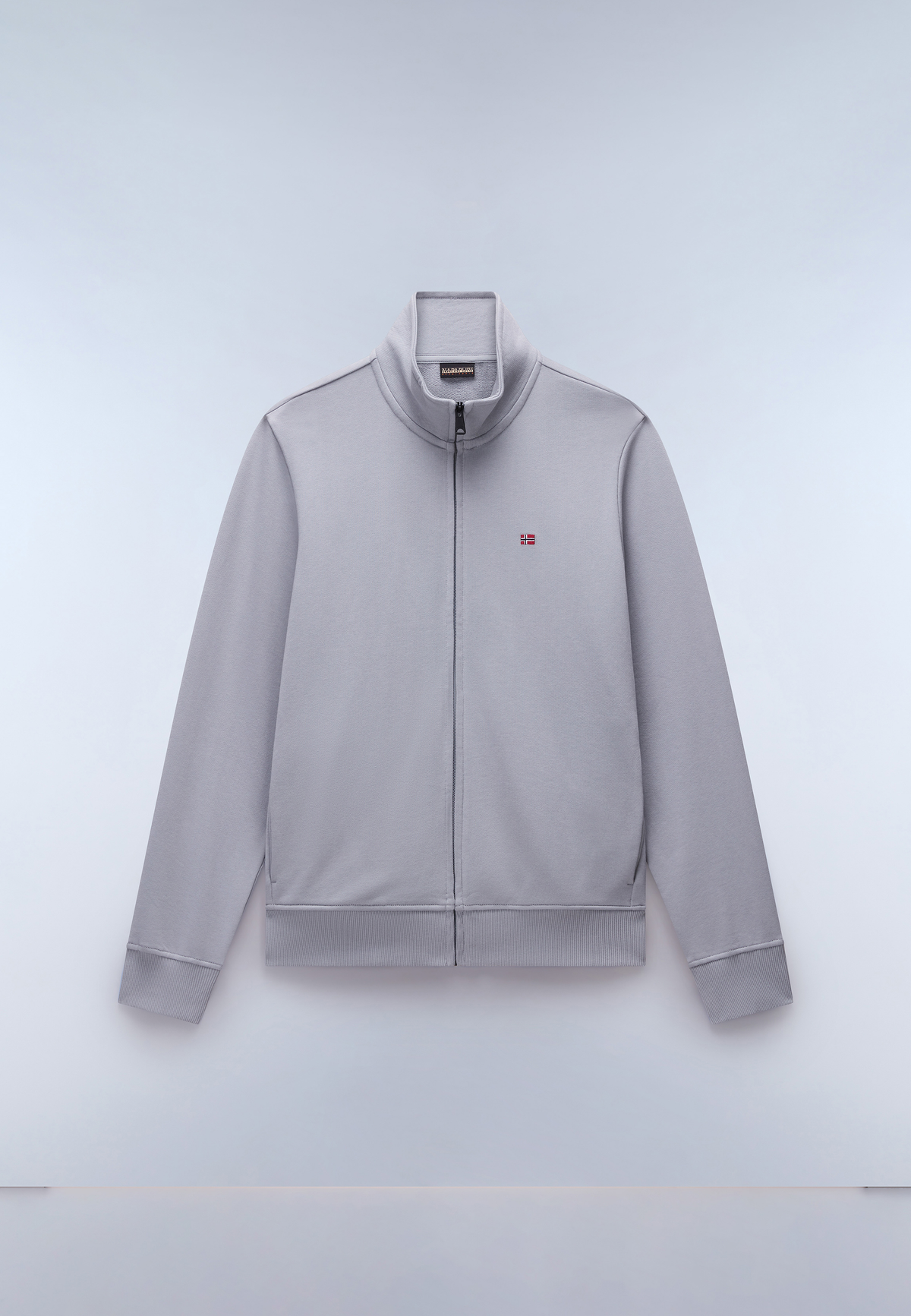 Balis French Terry Full-Zip Sweatshirt Light Grey - 1