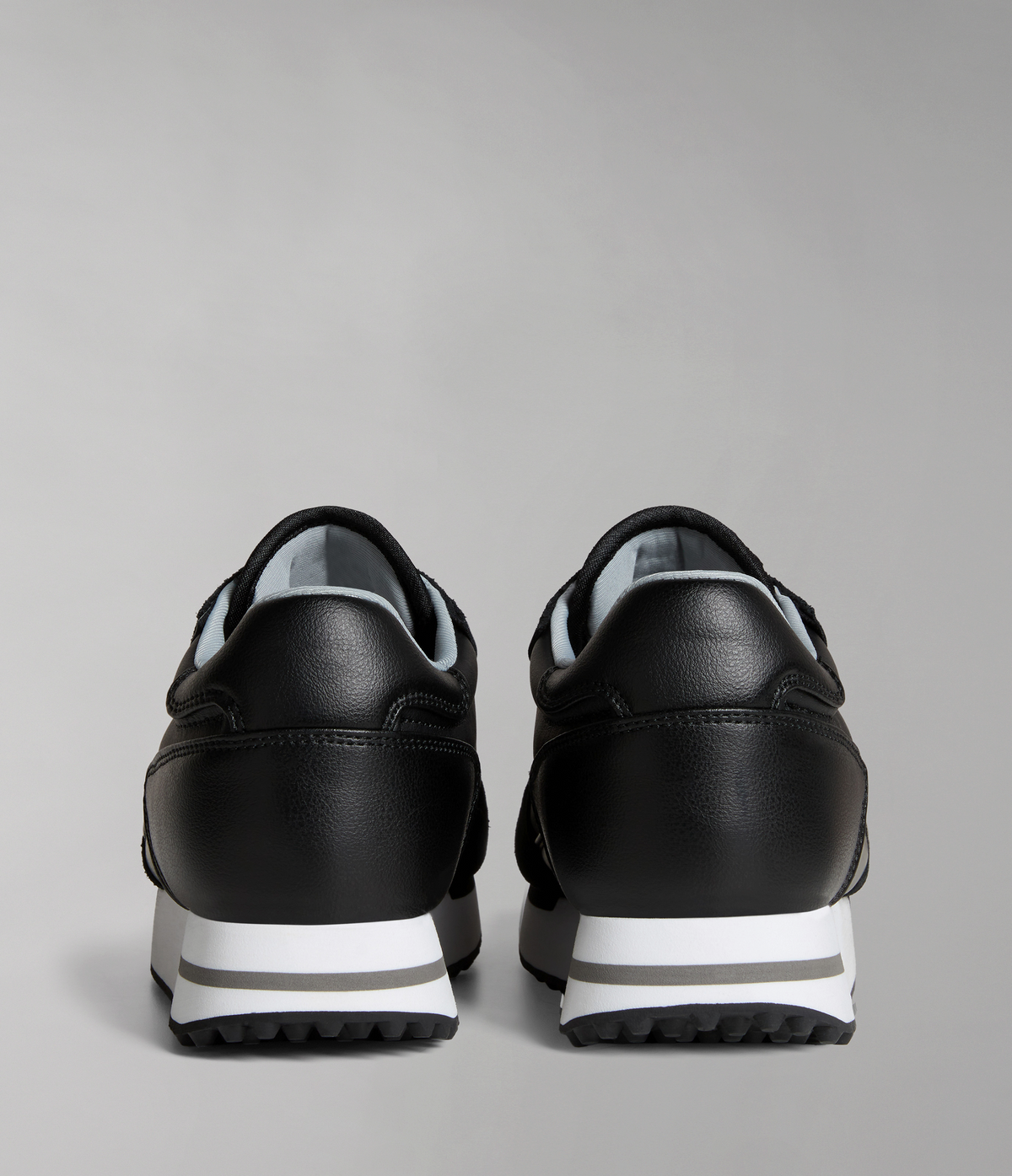 Leather Hazel Trainers Black - 3