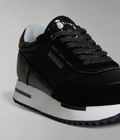 Leather Hazel Trainers Black - 7