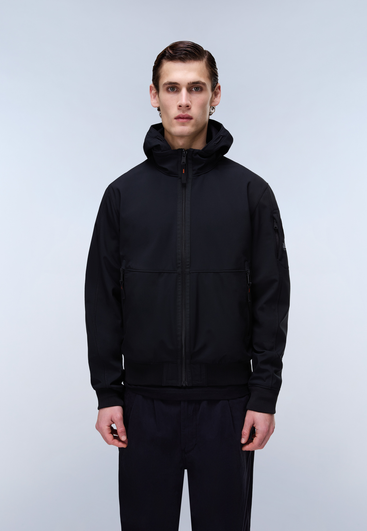Melville Mono-material Shell Jacket Black - 4