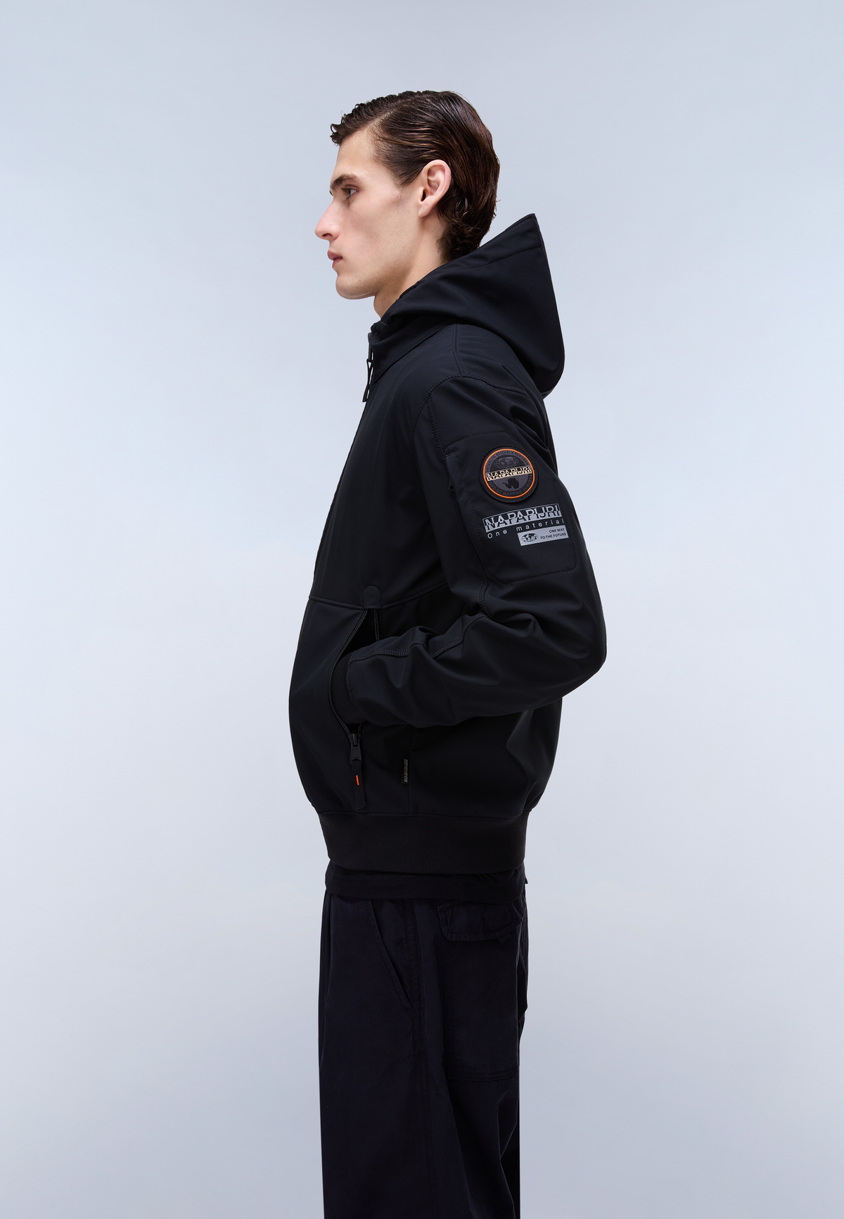 Melville Mono-material Shell Jacket Black - 5