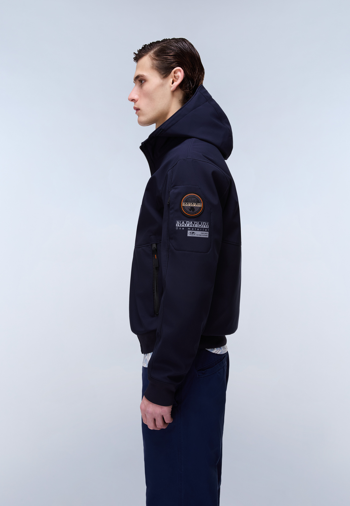 Chaqueta Shell Mono-material Melville Dark Blue - 5