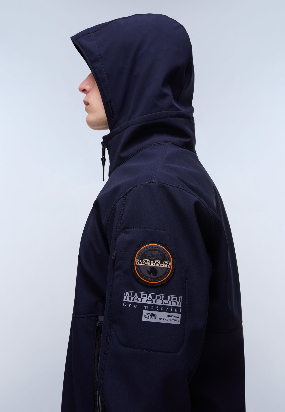 Chaqueta Shell Mono-material Melville Dark Blue - 7